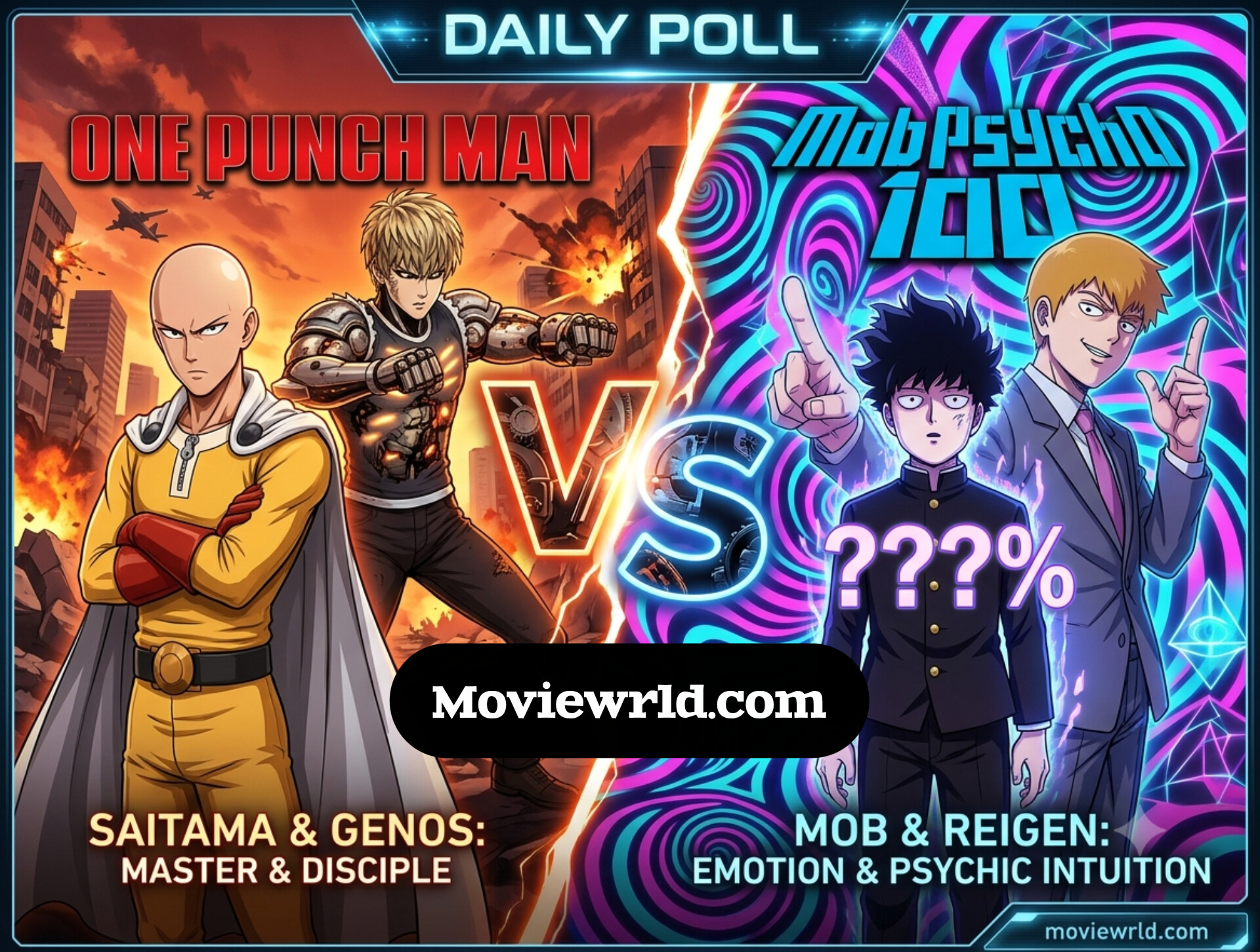 ONE PUNCH MAN vs MOB PSYCHO 100